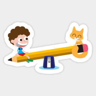 Writing is Fun Sticker